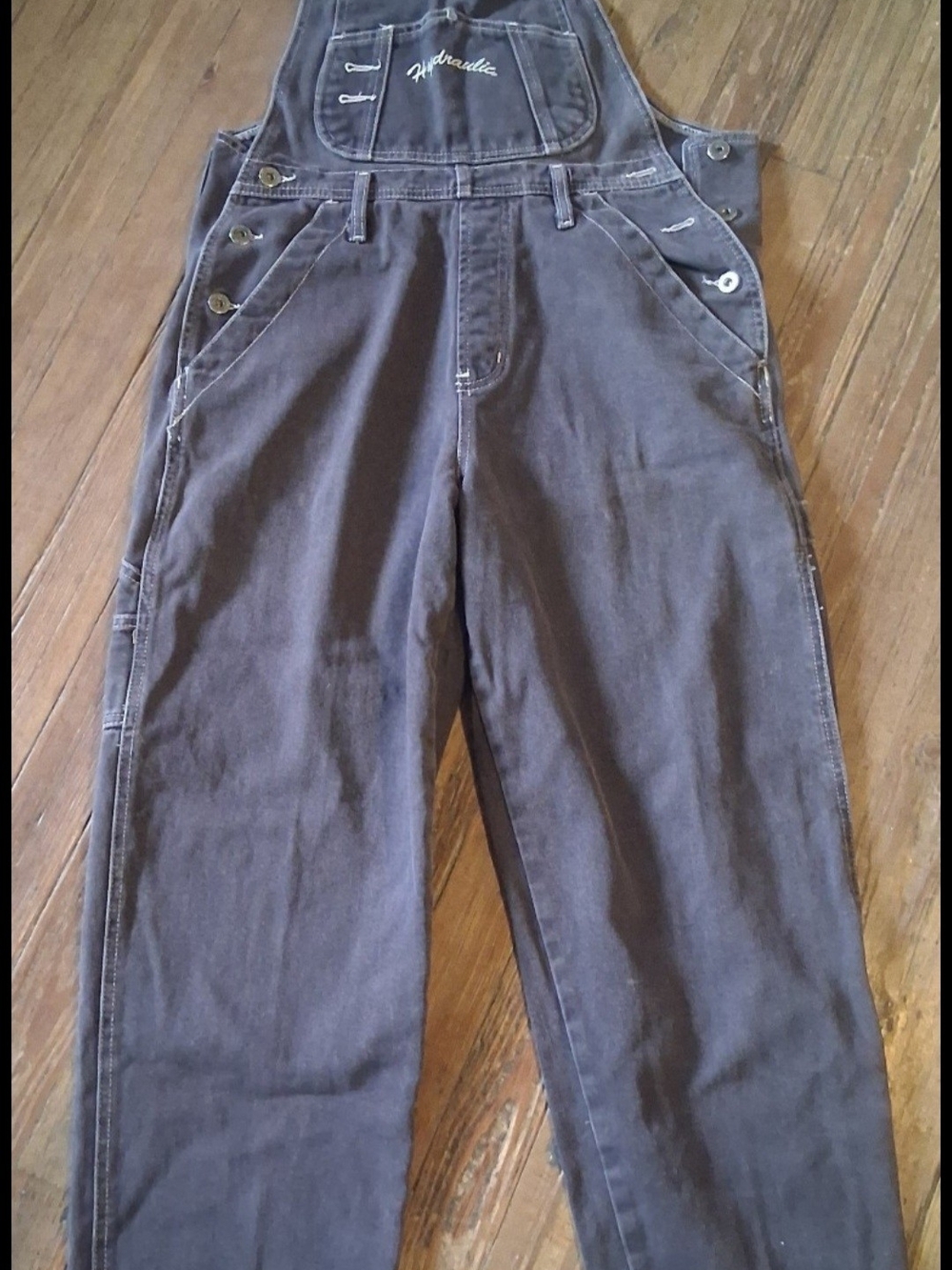 Hydraulic Men’s Black Cargo Overalls